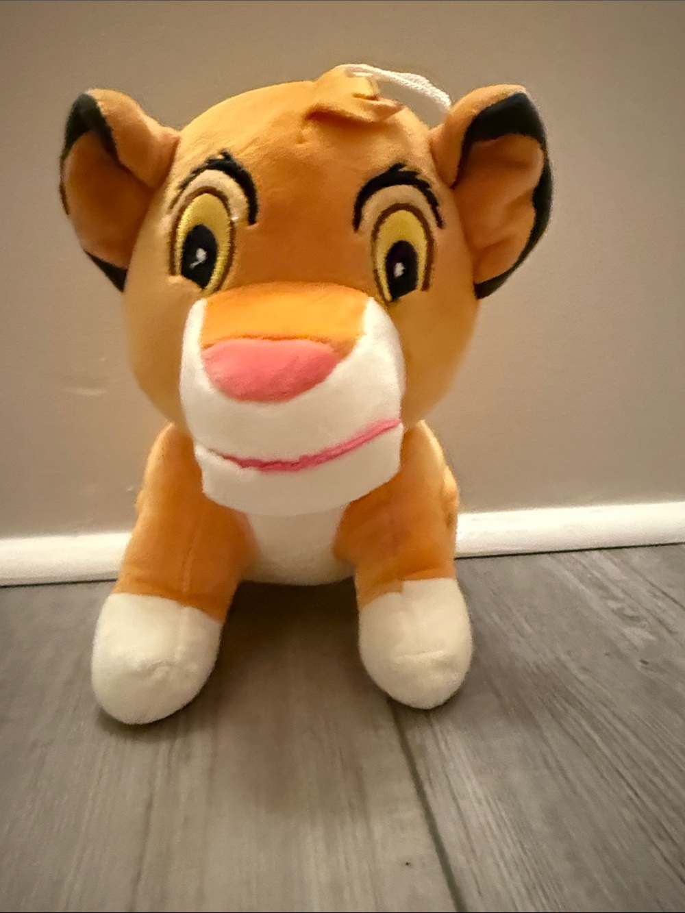 Cuddly Orange and Cream Lion Plush for Kids
